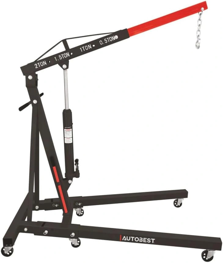 Autobest Grue d'atelier Pliante - 2 tonnes