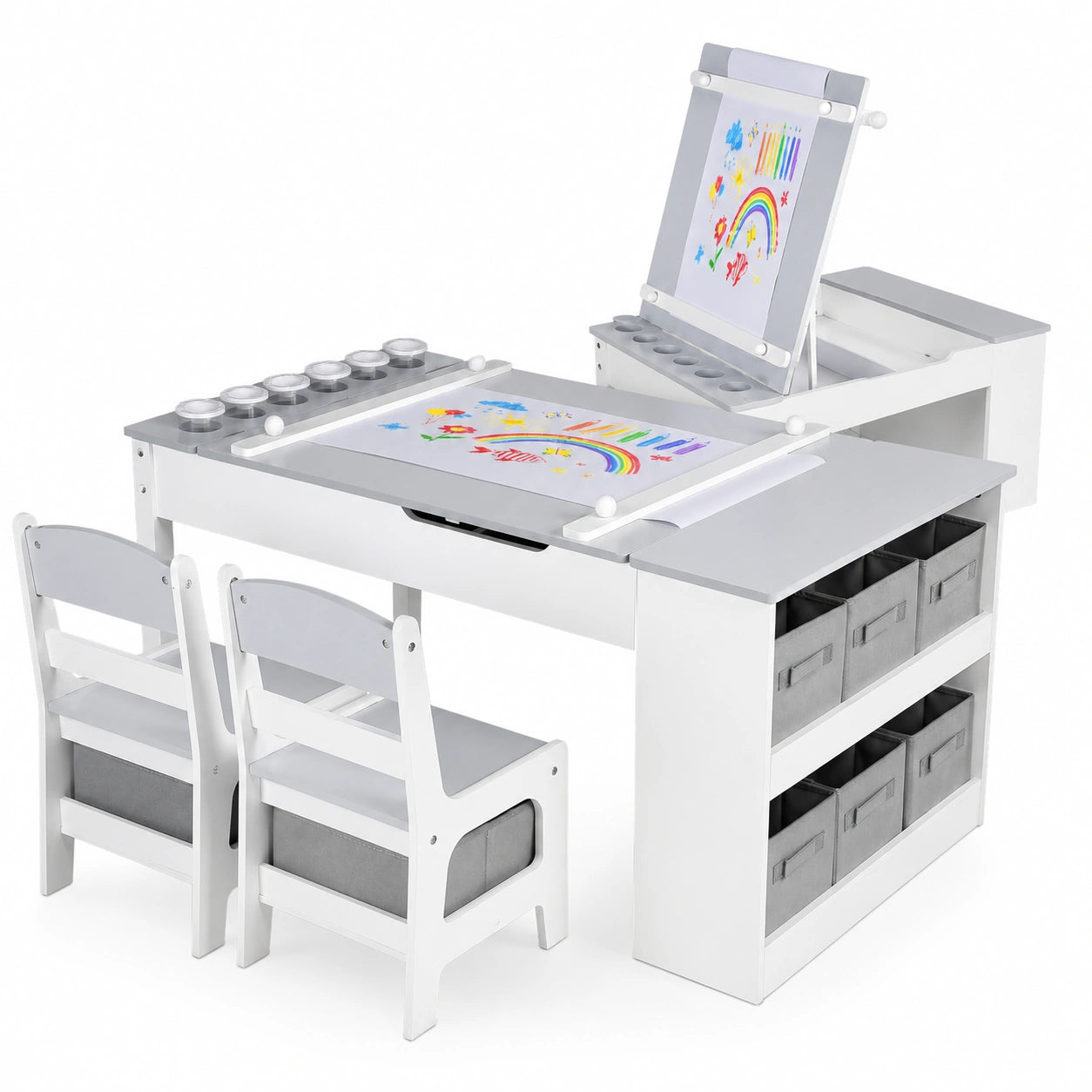 table-enfant-avec-rangement-et-chaises-plateau-relevable-gobelets-peinture-et-boites-en-tissu-des-3-ans-peuvbx1390qx