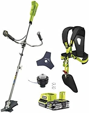Pack RYOBI débroussailleuse 18 V One+ OBC1820B - 1 Batterie 2.5 Ah - 1 Chargeur Rapide RC18120-125