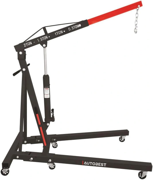 Autobest Grue d'atelier Pliante - 2 tonnes