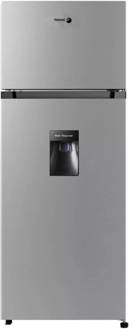 Réfrigérateur 2 portes 165 + 41 L, classe énergétique E, argenté