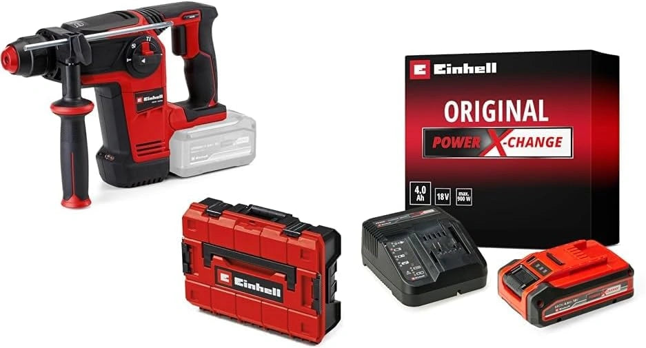Einhell Professional Marteau Perforateur sans fil TP-HD 18/26 Li BL-Solo Power X-Change (18 V, 2,6 J, moteur Brushless, SDS-Plus
