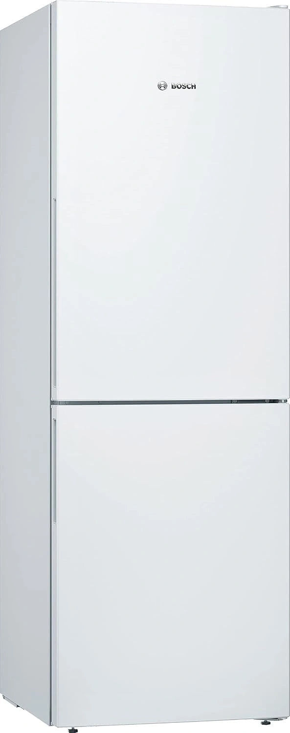 Bosch KGV33VWEAS Série 4 - Réfrigérateur combiné, Blanc, 176 x 60 cm, 195 L, pose-libre, éclairage LED, VitaFresh, LowFrost