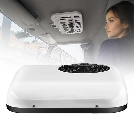 Climatiseur de Toit pour Camping-Car, 12 V/24 V, Camping-Cars et camions. Consommation d'énergie Ultra-Faible. avec télécommande 24 V, pour caravanes