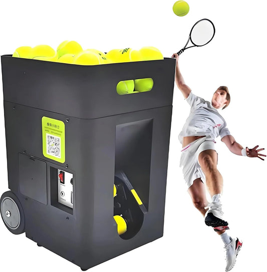 Machine de lancement de balle de tennis portable, 50 balles, machine de lancement de balle automatique intelligente, avec télécommande et application