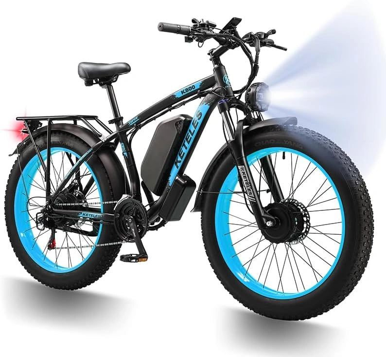 Velo Electrique Homme, 26 Pouces-vélo électrique 48 V 23 Ah Batterie, 25 km/h Moteur 250 w 21 Vitesses, autonomie jusqu'à 120km
