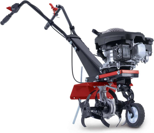Scheppach Motobineuse Thermique MTP370 - Moteur 4 Temps - 150 cm³ - 3.5 CV, largeur de travail max 360 mm - Ø fraises 260 mm - 16 couteaux