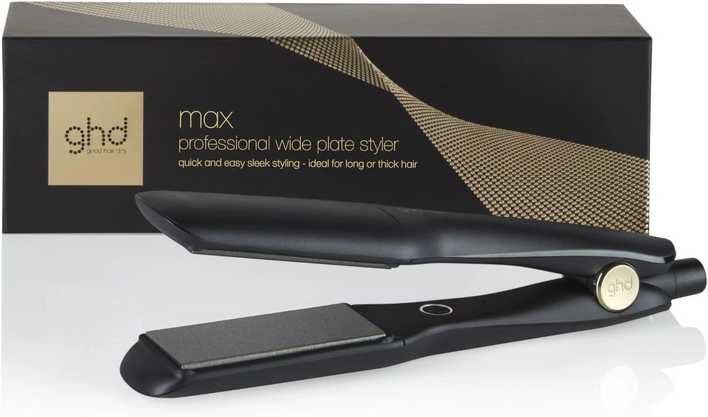 ghd - Lisseur cheveux ghd max - Fer à lisser professionnel - Plaques larges - Lissage 2x plus rapide, cheveux 80% plus brillants - Idéal cheveux longs