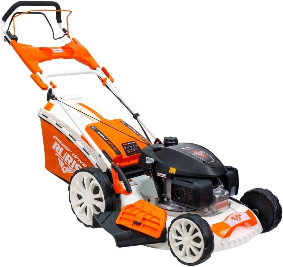 RURIS RX444S Tondeuse Thermique Honda 4,6 CV 510 mm Sac 65 L 5 Fonctions, Moteur Honda 4,6 CV fiable