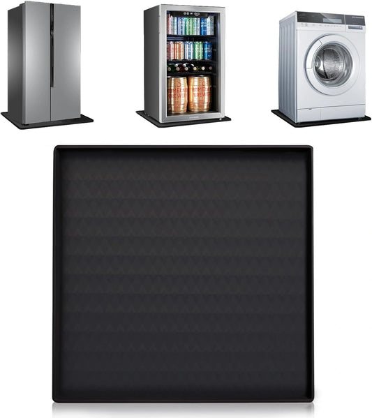 Tapis pour réfrigérateur 60x60 cm, lave-vaisselle, armoire à vin, bac de gouttière surélevé pour le réfrigérateur