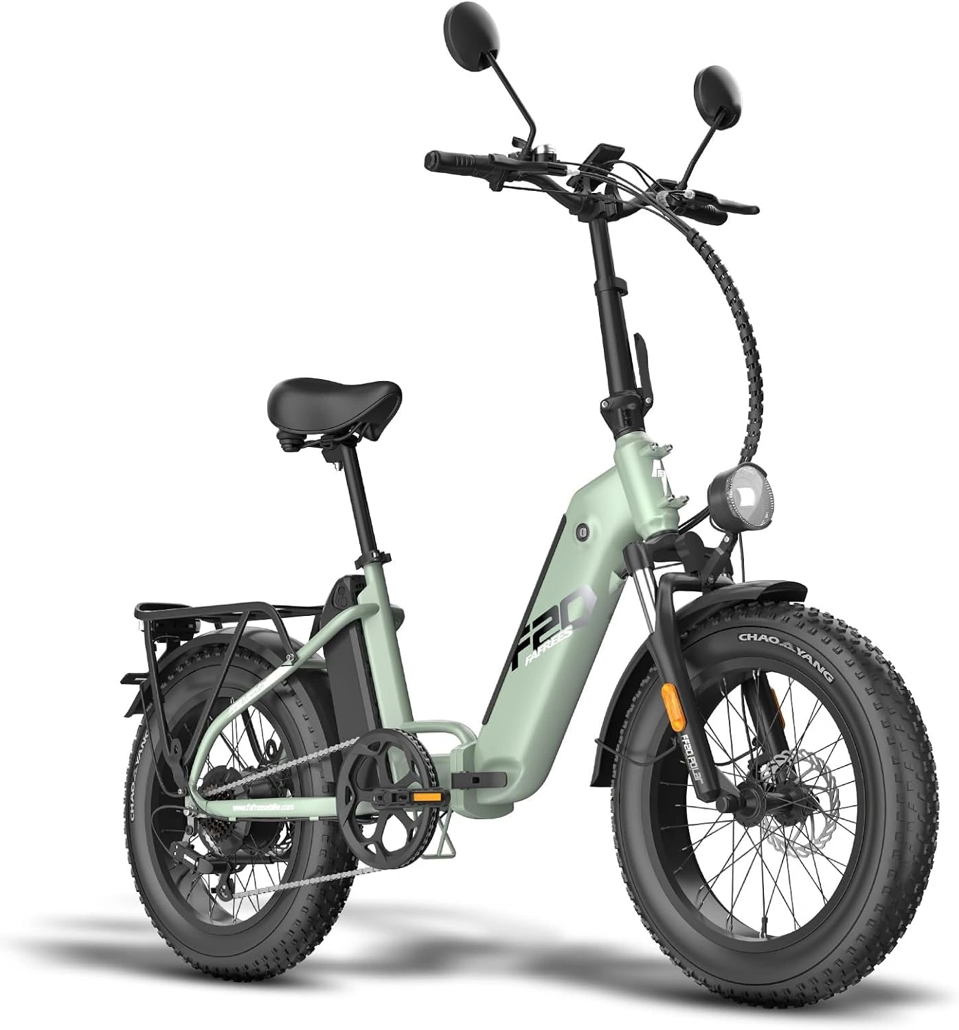 Fafrees Vélo électrique pour Hommes Pliable 48 V 20.8/24/26.8 AH Batteries Amovibles, pneus Tout-Terrain 20 x 4,0, portée jusqu'à 170 km, 150 kg