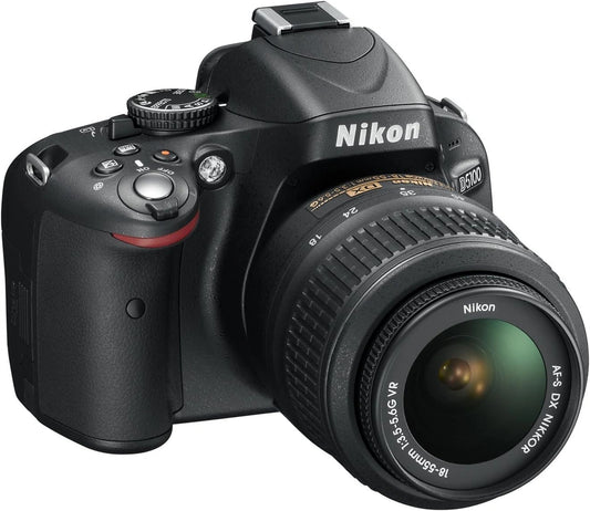Nikon D5100 Appareil photo numérique Reflex 16.2 Kit Objectif VR 18-55 mm Noir (Reconditionné)