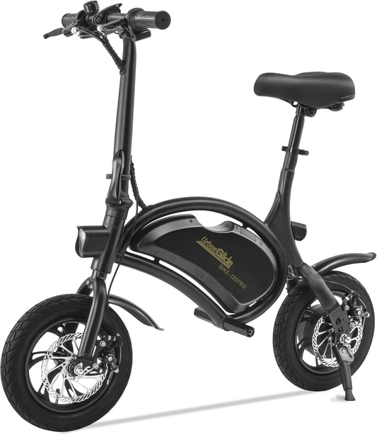 UrbanGlide Draisienne Électrique Adulte 120 - Roues 12' Gonflables, Moteur 250 W, Autonomie Jusqu'à 18 km, Batterie 42 V/5.2 Ah, Poids 15Kg