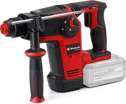 Einhell Professional Marteau perforateur sans fil TP-HD 18/26 Li BL-Solo, 18 V, 2,6 J, perçage béton 26 mm, 4 fonctions, moteur Brushless, SDS-plus