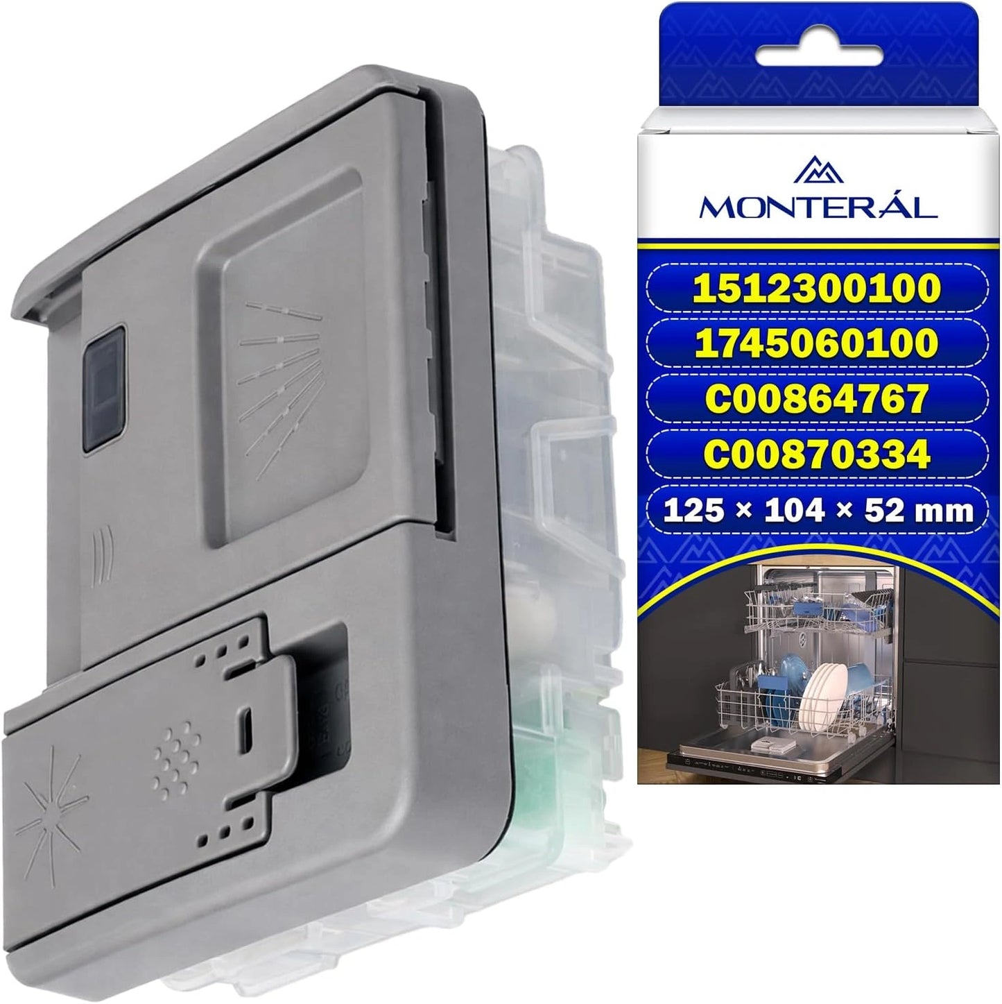 Distributeur de Pastilles Lave Vaisselle 1512300100 1745060100 pour Beko