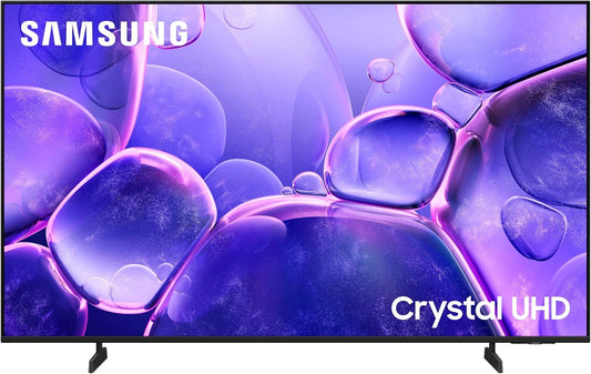 Samsung TV 50 Pouces Crystal UHD 50U8075F 4K Smart TV, Crystal Processor 4K, Wi-Fi, Q-Symphony, Knox Security, Gaming Hub, Bluetooth, Airplay, HDR