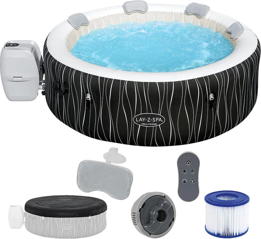 Bestway LAY-Z-SPA Hollywood Airjet 196 x 66 cm, 4-6 personnes, piscine
